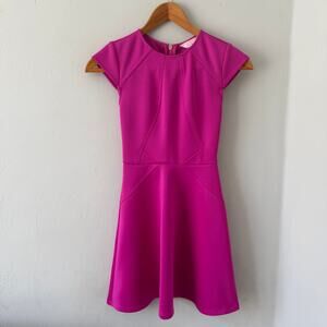 Ted Baker Fuchsia Pink Skater Dress size 0 (US 0-2)